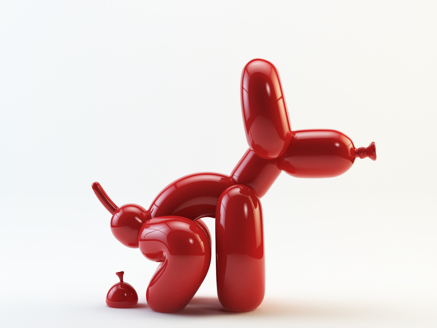 Red Balloon Dog Sculpture Red Balloon Dog Sculpture